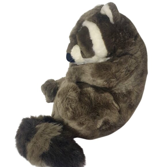 Beta Toys Realistic Raccoon Plush 21.5" Sammy Stuffed Animal So Soft Lifelike - Picture 8 of 8